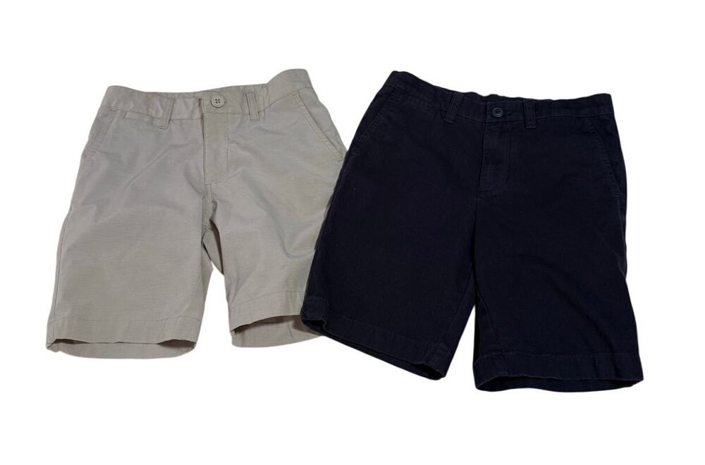 Johnnie-O Crewcuts Chino Shorts Lot Boys Size 8 Tan & Blue
